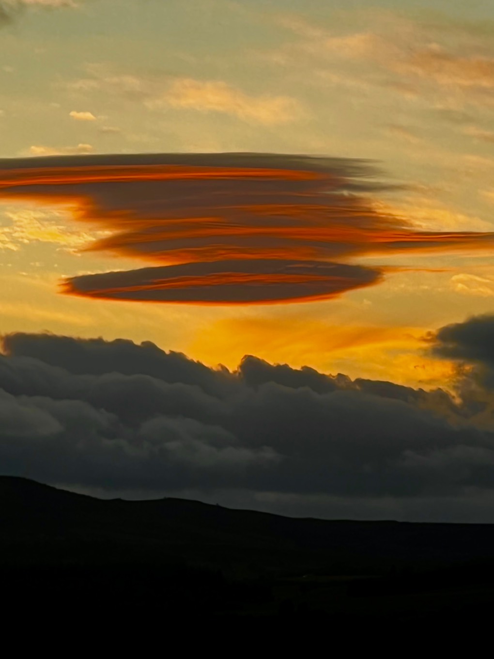 Cromdale, Invernesshire, Sunset clouds...