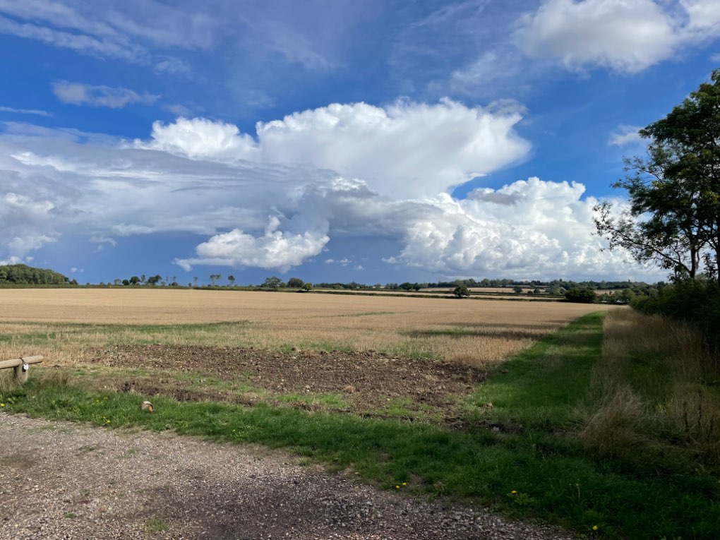 Haverhill, Suffolk, Fantastic image of heavy shower...