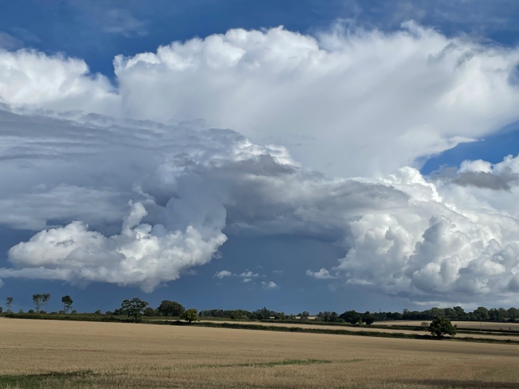 Haverhill, Suffolk, Rain shower...