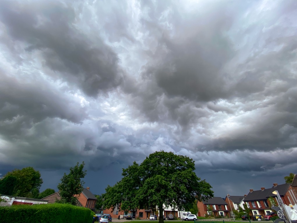 leek, staffordshire, Hefty showers kicking off today.....