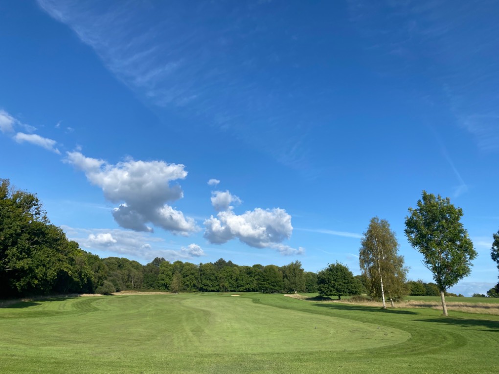 , , Beautiful Autumn evening at Mannings Heath Golf Club near Horsham...
