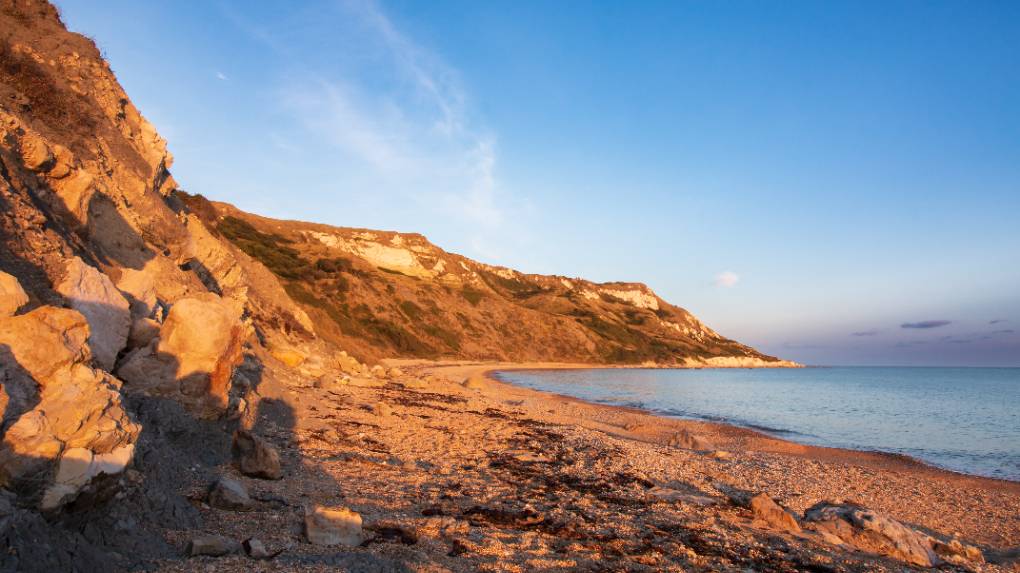 Weymouth, Dorset, Evening Light Ringstead Bay...