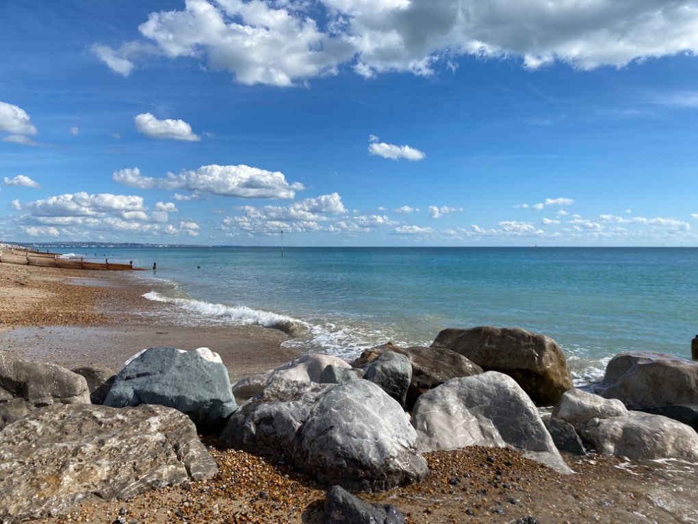 Worthing, , Brighton in the distance, on a magnificent autumn day in Worthing...