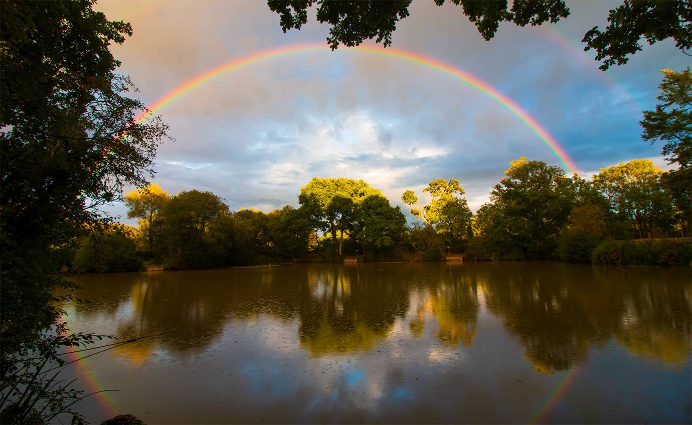 Evening Rainbow Broadmayne, Dorset,United Kingdom, sent by NMA