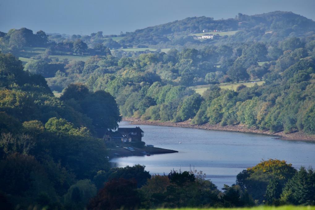 leek, staffordshire, Rudyard lake ,fine morning before afternoon rain....