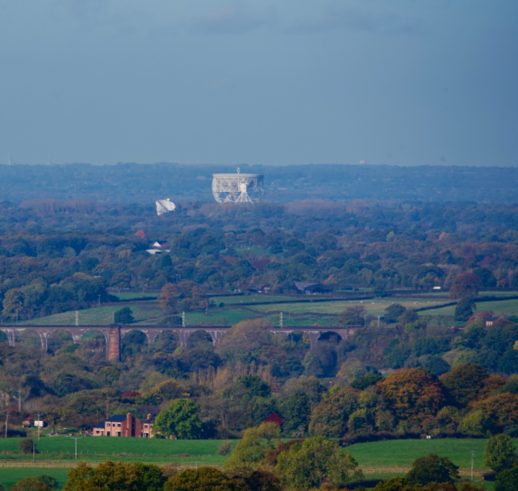 Leek, staffordshire, Anybody out there,fine warm morning at the lovell telescope ...
