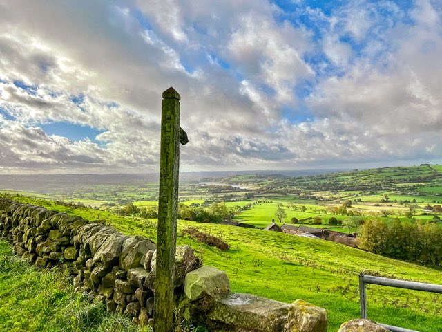 leek, staffordshire, warm and blustery cycle ride....