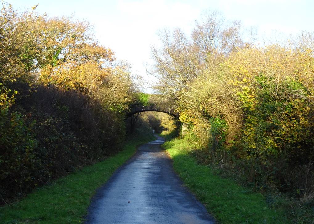 Okehampton, Devon, Late Autumn, sunshine after showers, 'Granite Way', Nth side of Dartmoor...