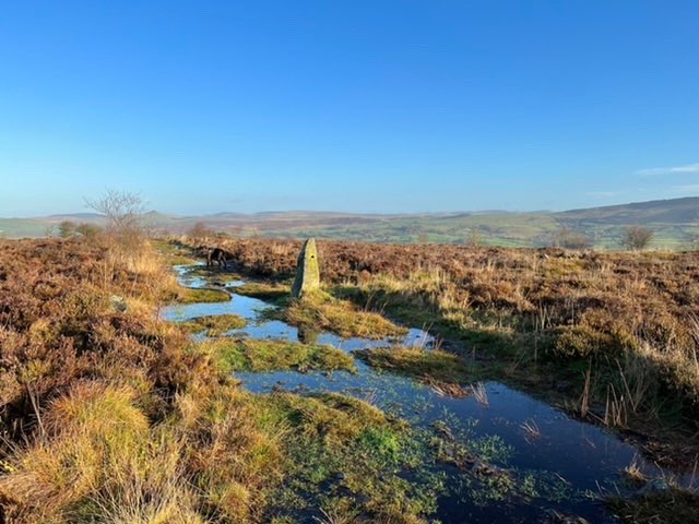 leek, staffordshire, Sunny morning but still plenty of ground water....
