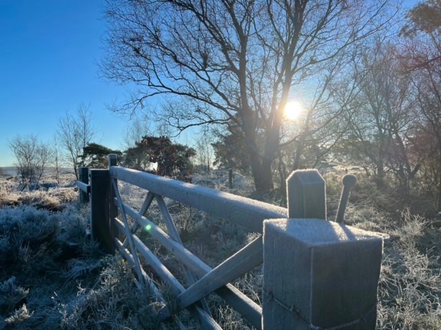 leek, staffordshire, crisp winters morning....