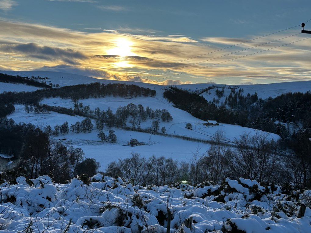 Snow Tomintoul, Scotland,, sent by davidallisonfleet