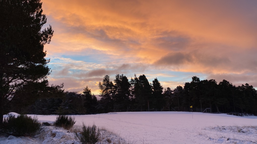 Grantown on Spey, Highlands, Frosty morning ...