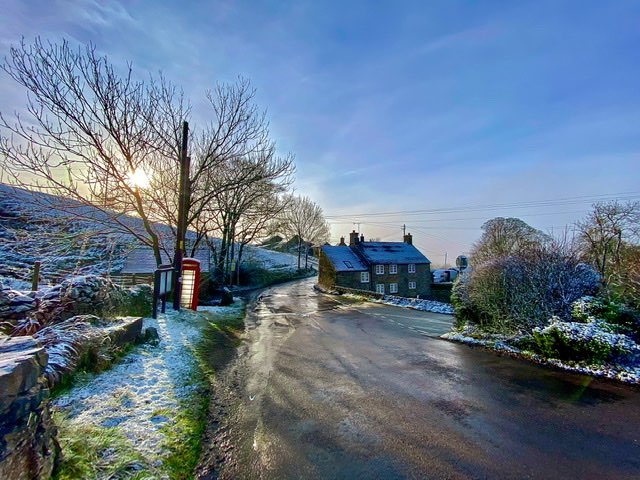 leek, staffordshire, Snow and ice , shick to the system after holibobs....
