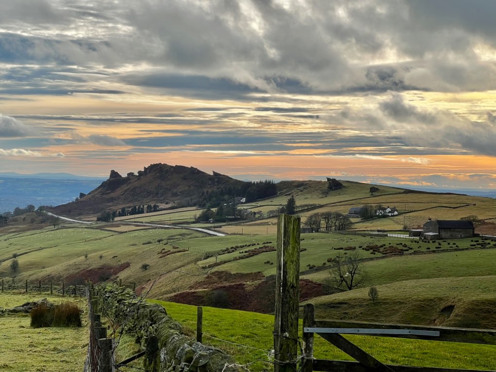leek, staffordshire, Nice sky this evening on the Roaches....