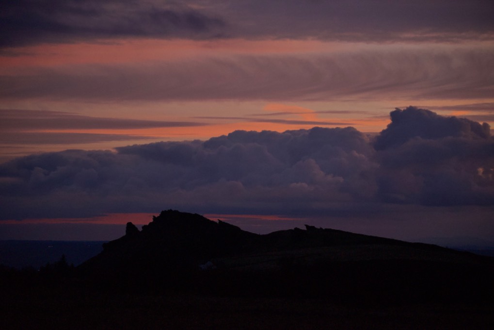 leek, staffordshire, Late evening on the Roaches,winter on its way.?...