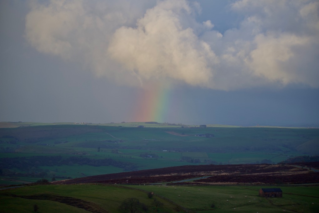 very late  shower  and rainbow leek, staffordshire,uk, sent by toppiker60