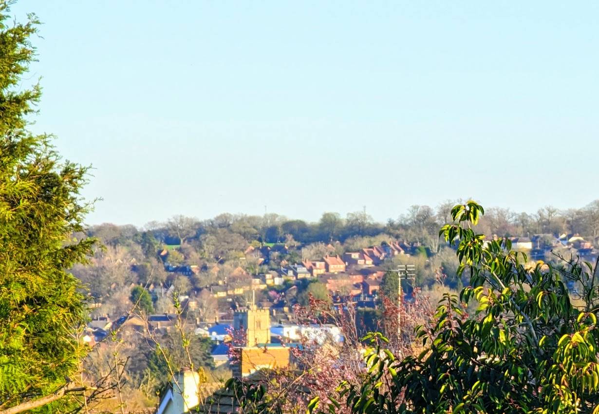 Berkhamsted, Herts, Pleasant spring evening...
