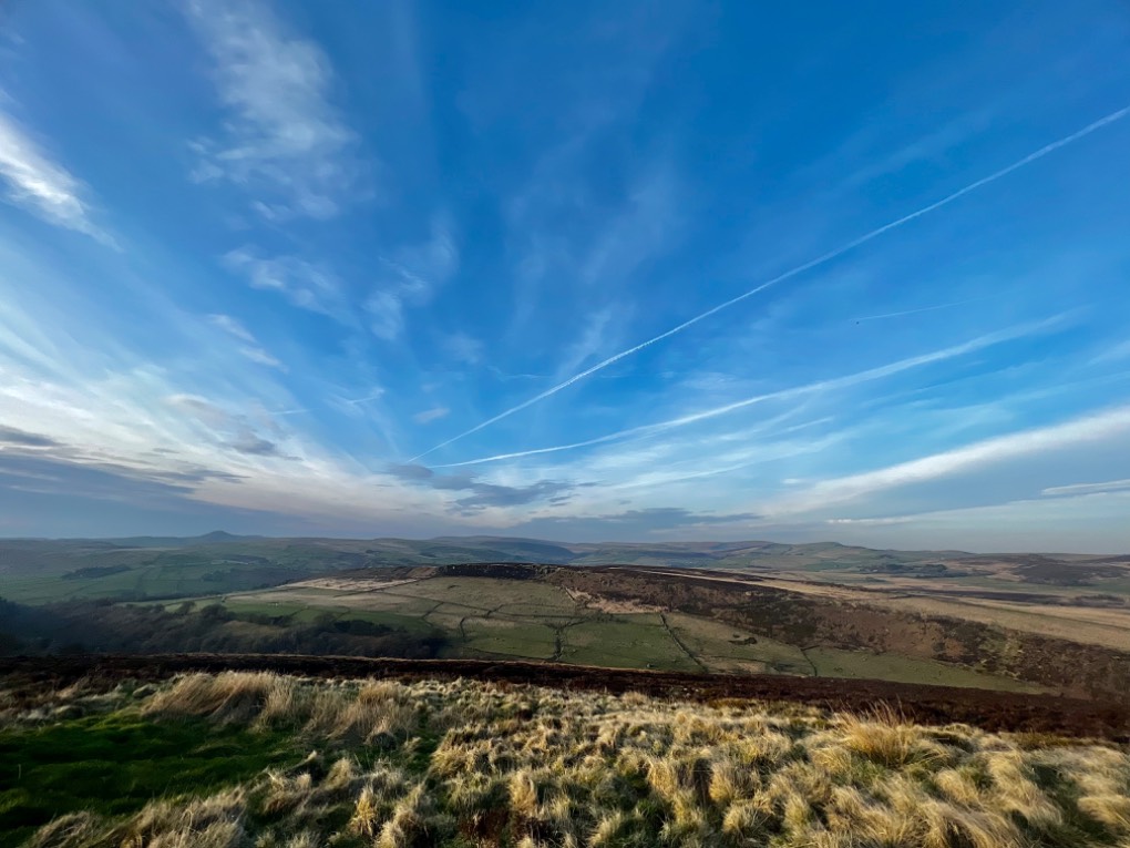 leek, staffordshire, Late cycle ride over the tops.....
