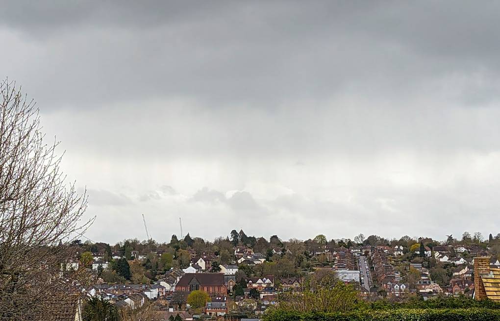 Dull and wet spring afternoon Berkhamsted, Herts,, sent by Brian Gaze