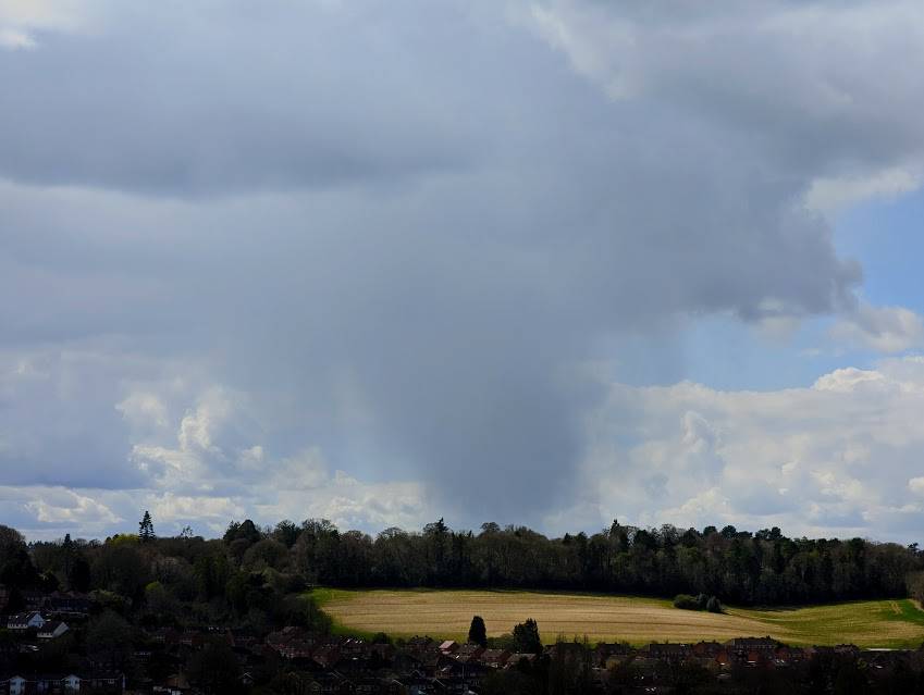 Berkhamsted, Herts, A showery April afternoon...