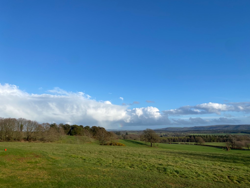 Midhurst, , Sunshine after a violent hail shower ...