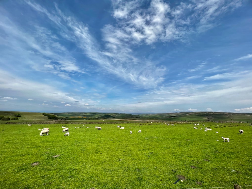 leek, staffordshire, Warm over the tops cycle ride....