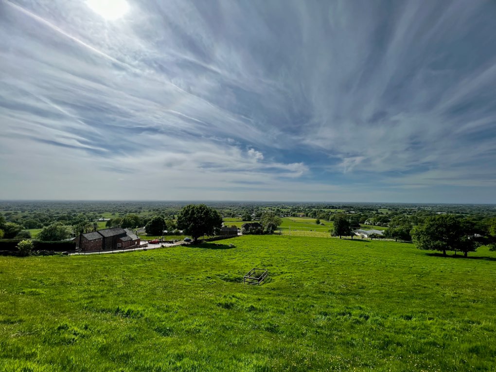 leek, staffordshire, The cheshire gap on a fine afternoon....