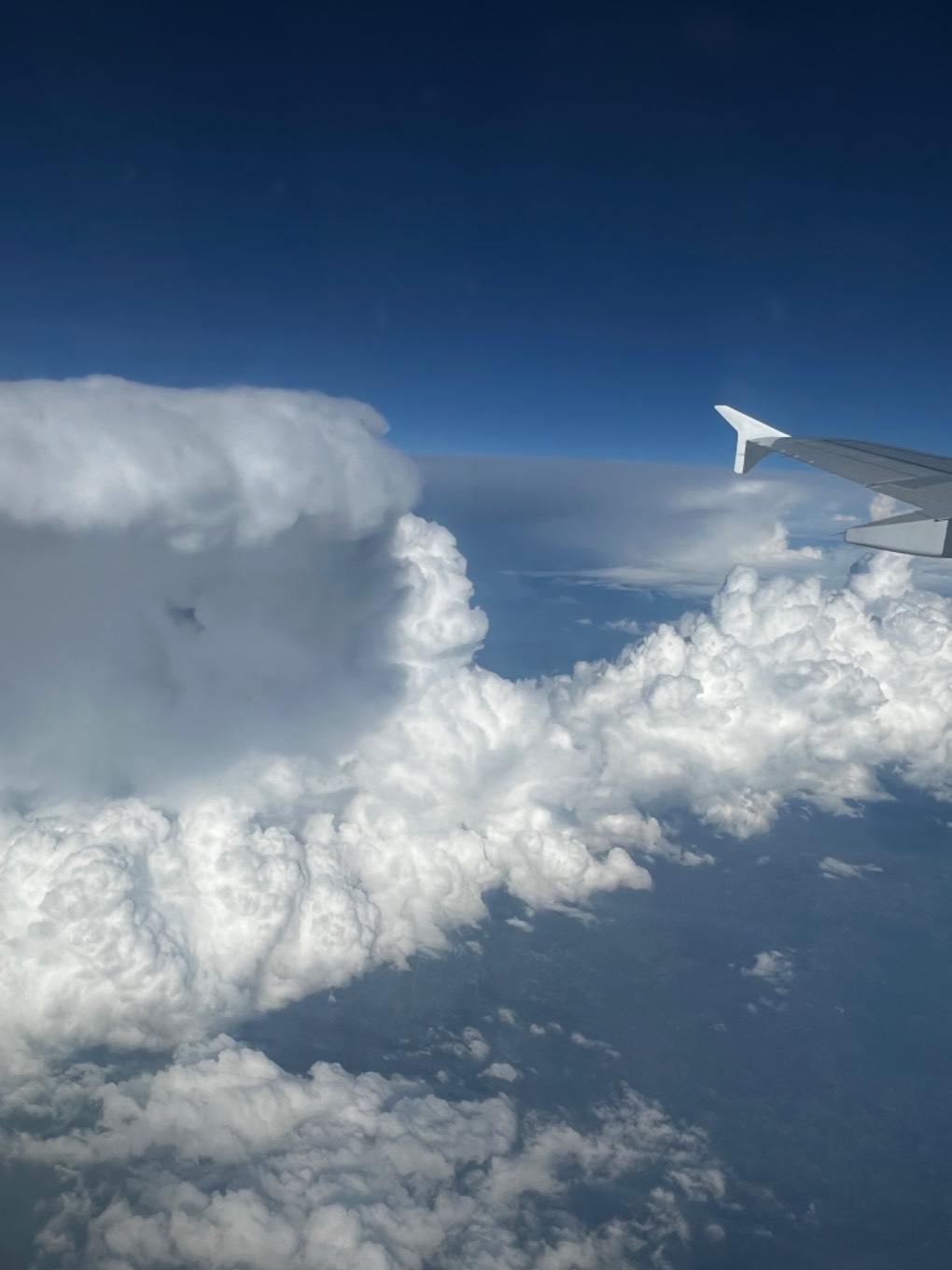 Puerto Rico, , Flying past a thunderstorm somewhere over Portugal....