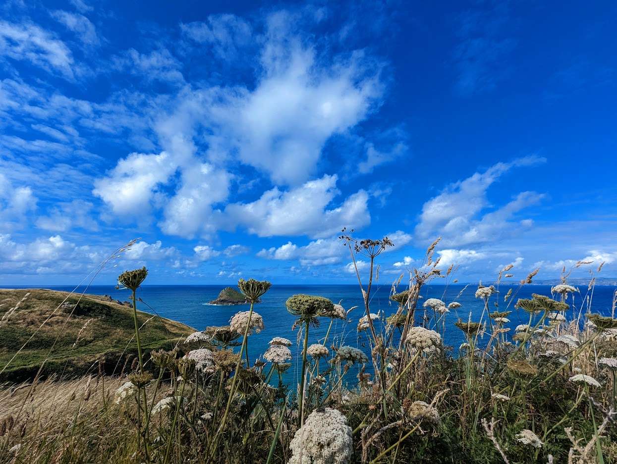 Polzeath, Cornwall, Looking out to sea from Polzeath...
