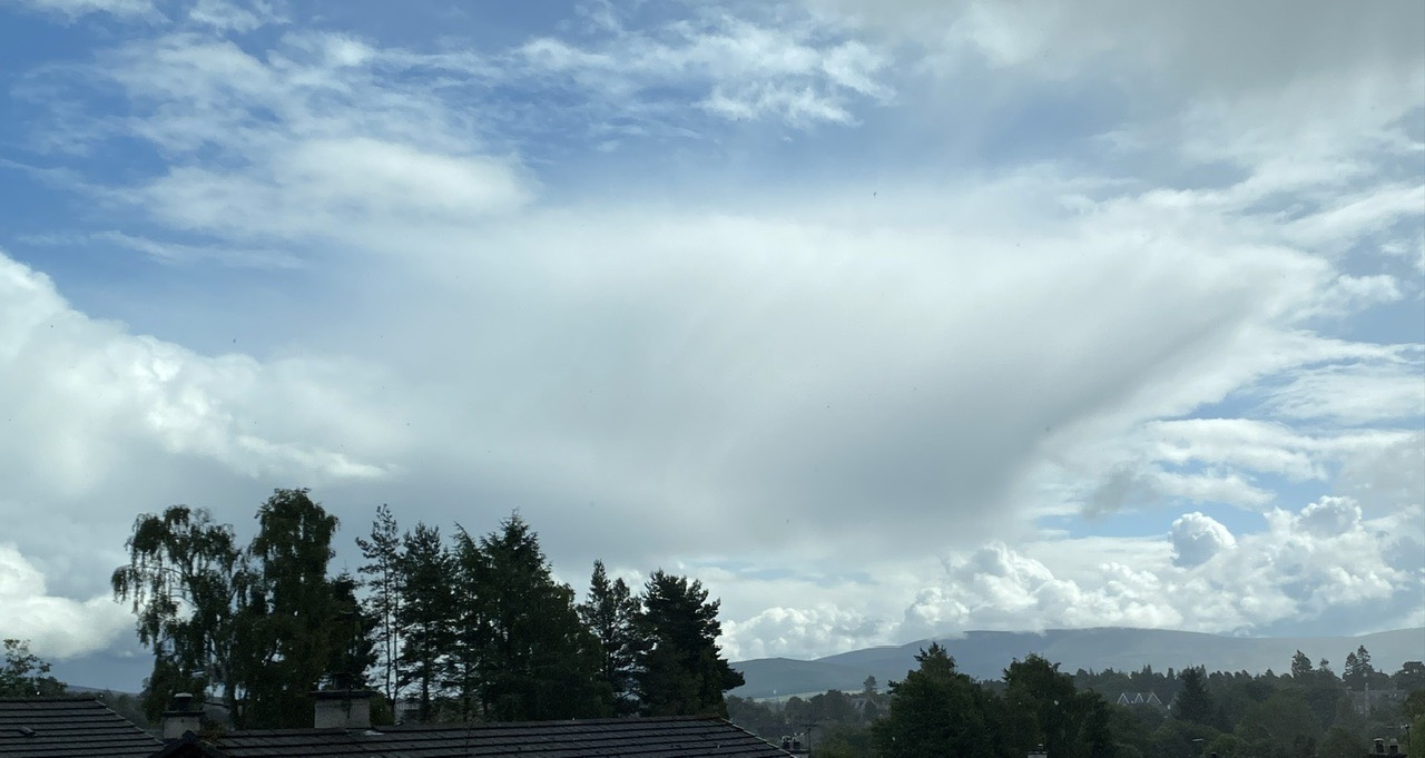 Grantown on Spey, Moray, Big cloud!...