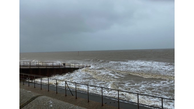 Near to Dymchurch. A good day to visit the beach. Posted by Windy Willow