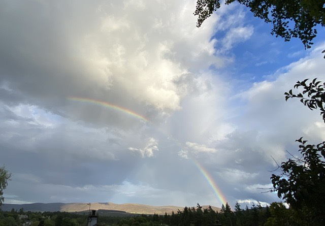 Rain on its way! Grantown on Spey, Highlands,Scotland, sent by Dizzy Daff