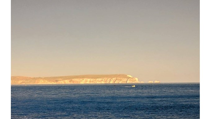 The Needles at sunset. Posted by Brian Gaze