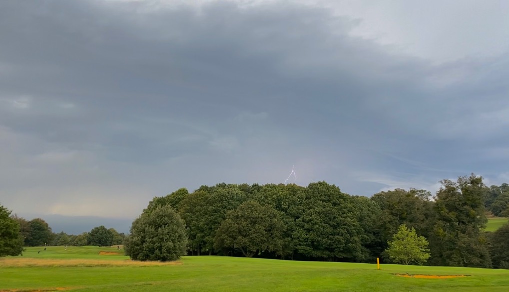 Midhurst, , Violent thunder and lightning near Midhurst...