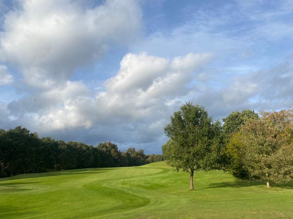 Midhurst, , Unseasonable warmth, but Autumn is on the way. Cowdray Park, Midhurst...