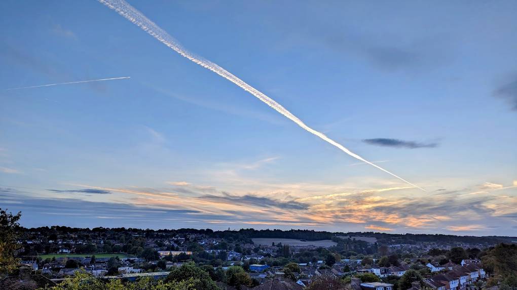 Berkhamsted, Herts, Fine October evening...