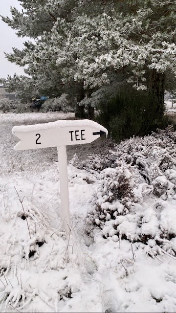 Grantown on Spey, Highlands, No golf today! ...