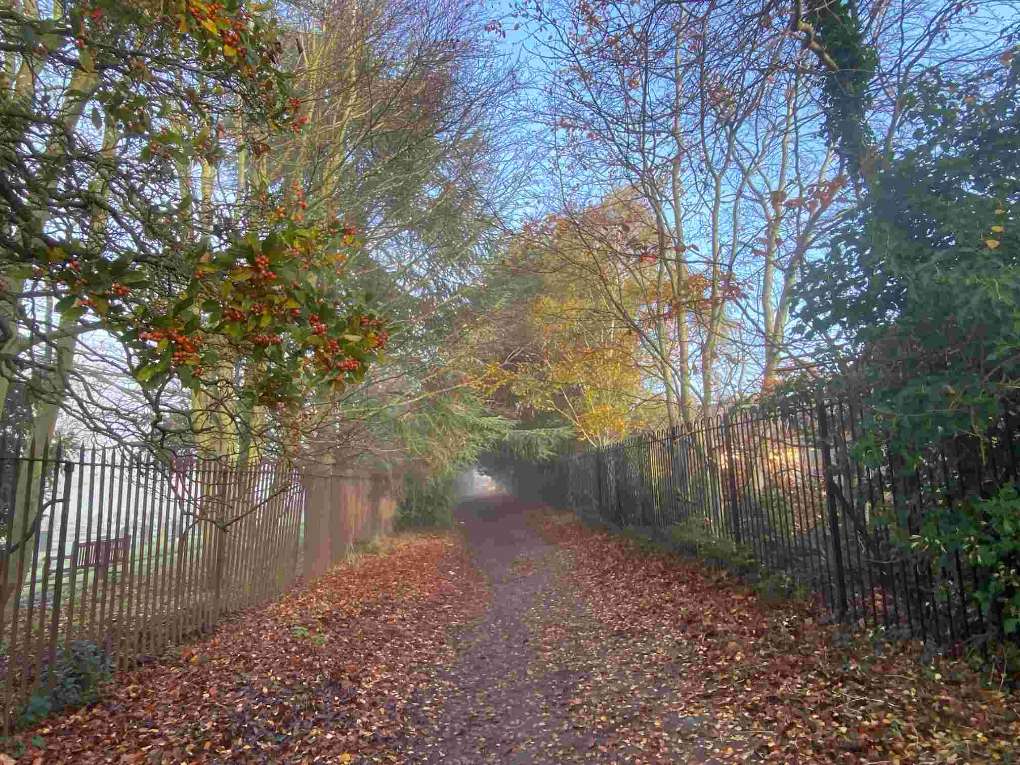 Dartford, Kent, Misty and frosty December morning...