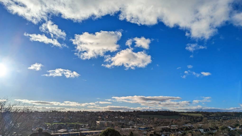 Berkhamsted, , Fine December weather for a change...
