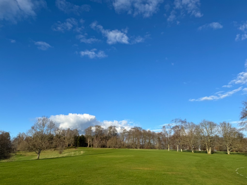 Midhurst, , Magnificent early spring weather, at Cowdray Park Golf Club - at last!...