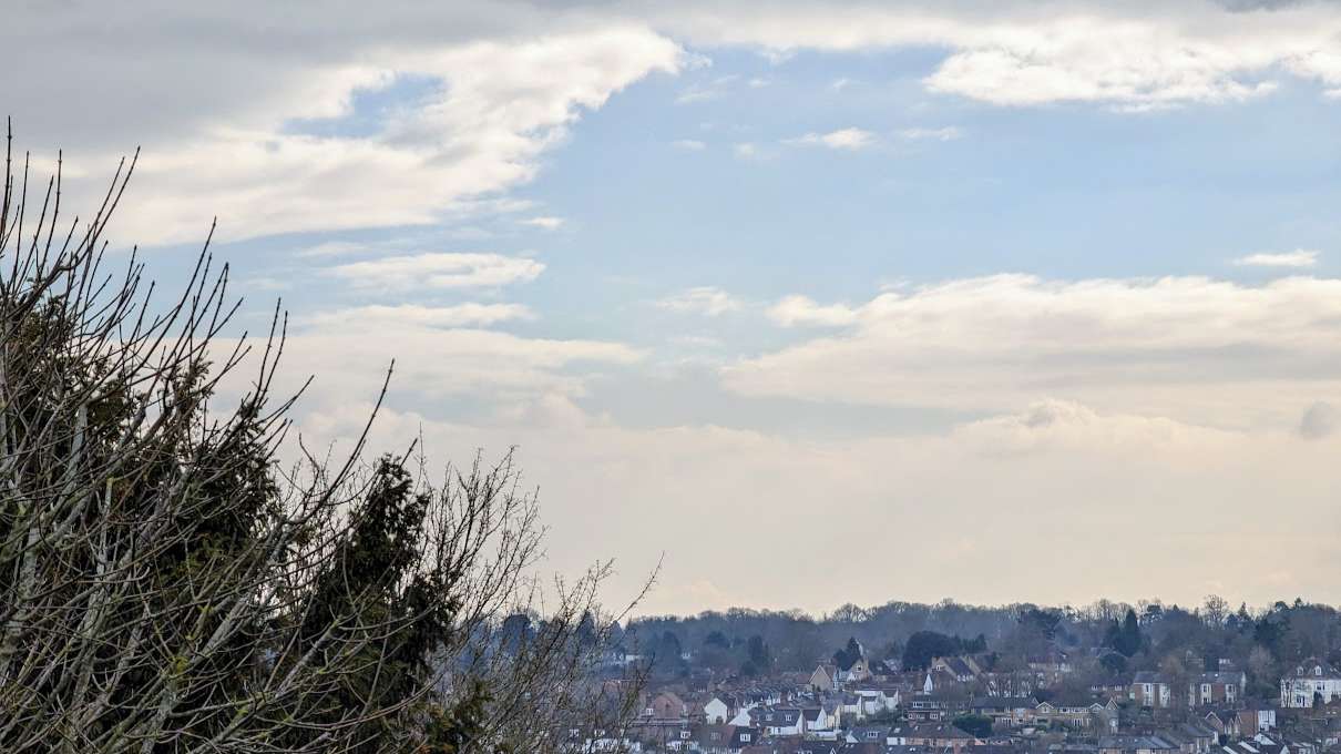 Berkhamsted, , Fair weather in early March...