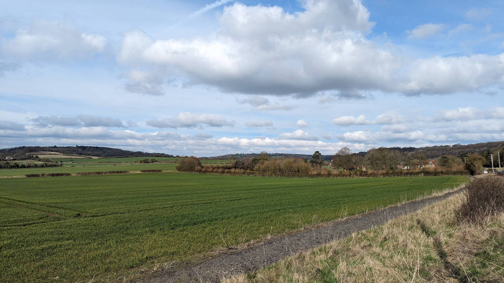 , , Aldbury in March. ...