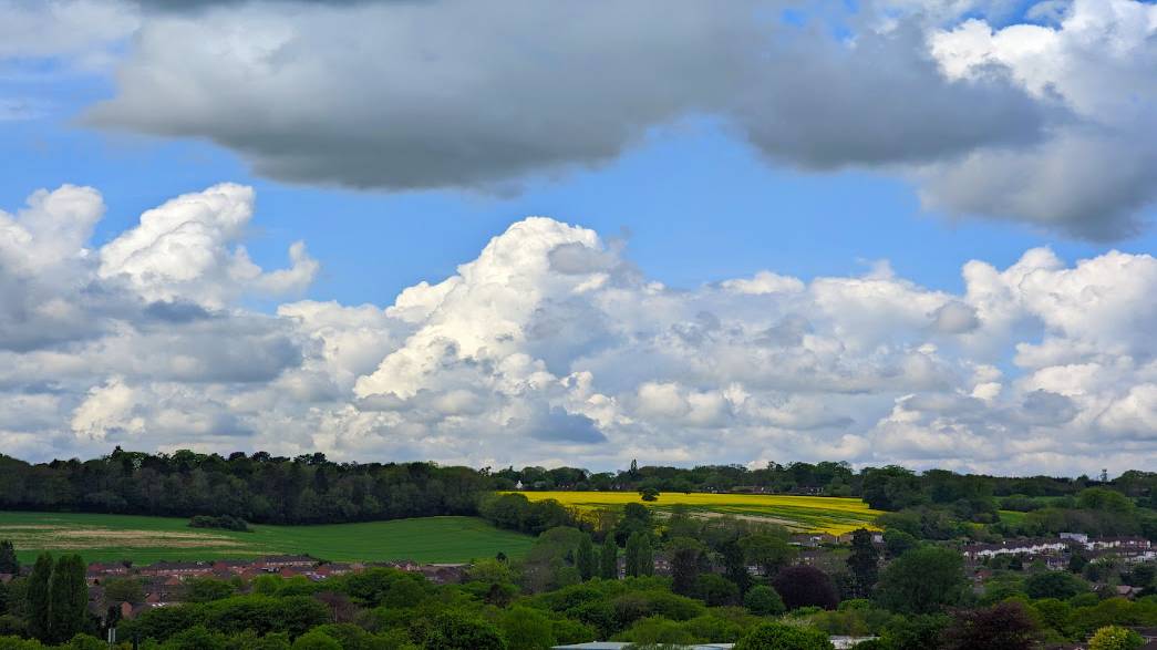 Showery weather in May. Posted by Brian Gaze