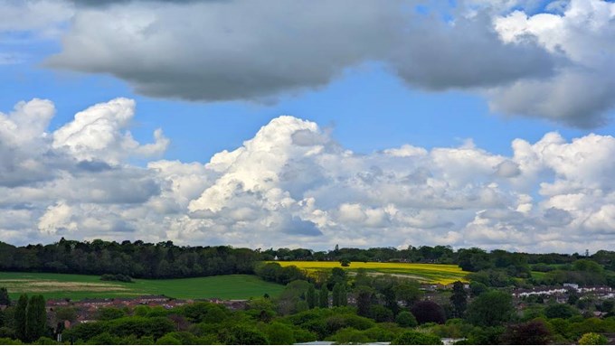 Showery weather in May. Posted by Brian Gaze