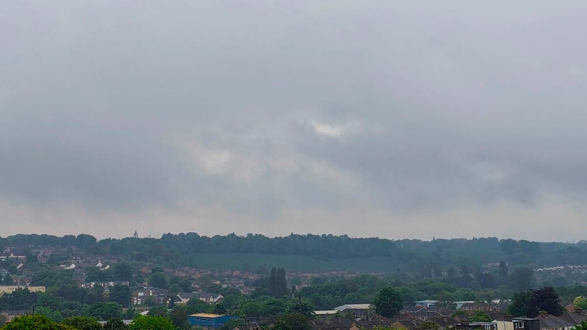 Overcast and wet weather. Posted by Brian Gaze
