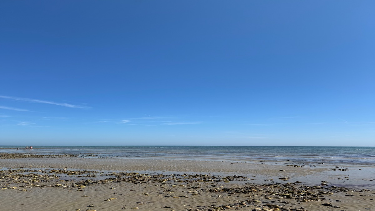 Worthing, West Sussex, Blissful at Worthing beach...