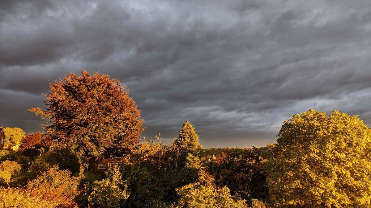 Berkhamsted, Herts, Overcast sky...