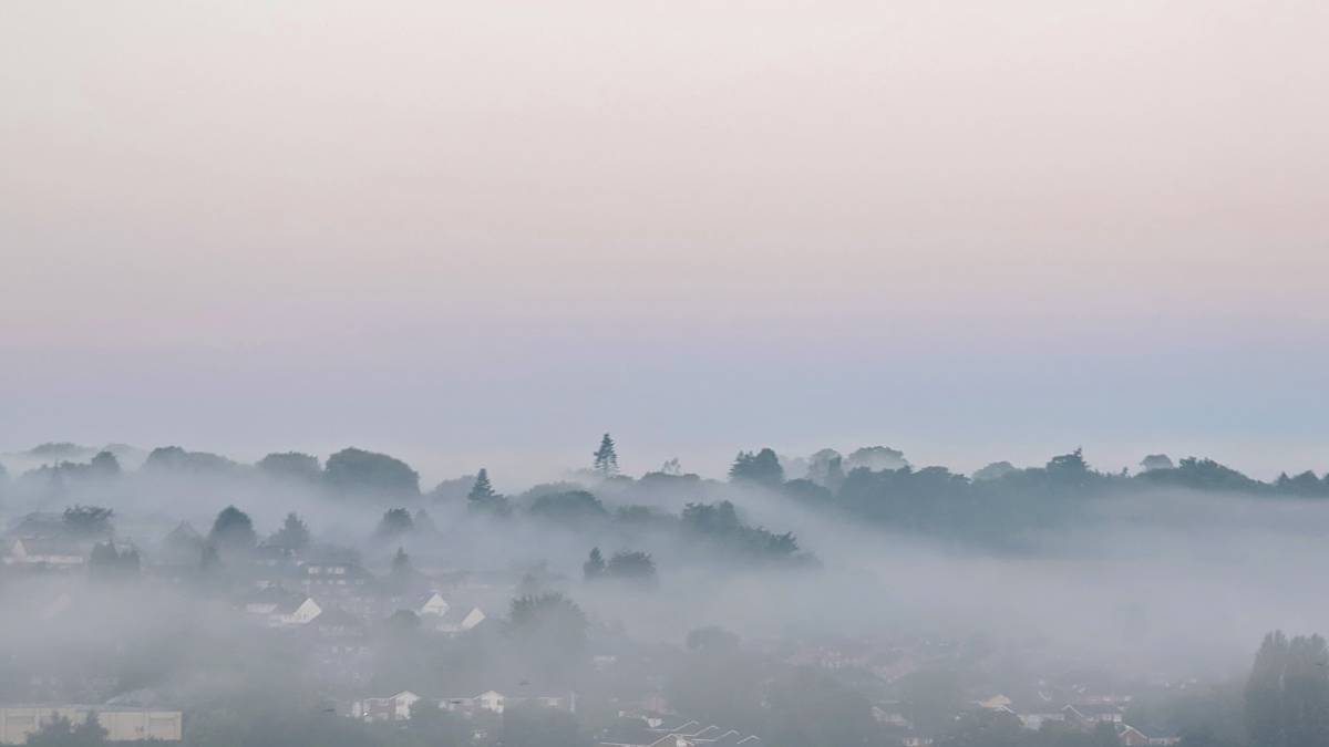 Berkhamsted, Herts, Misty weather in the Chilterns...