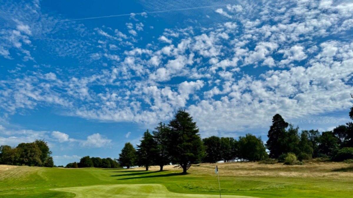 Midhurst, , Perfect golf weather at Cowdray Park...