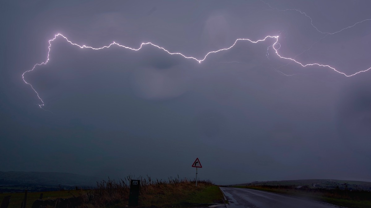 Leek, Staffordshire, Yesterday’s Stormy afternoon ...